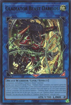 Gladiator Beast Dareios (MAMO-EN089) - Ultra Rare - Magnificent Monsters