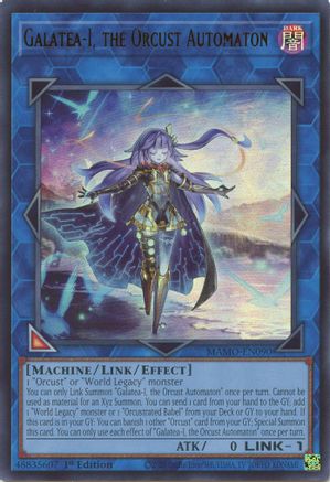 Galatea-I, the Orcust Automaton (MAMO-EN090) - Ultra Rare - Magnificent Monsters