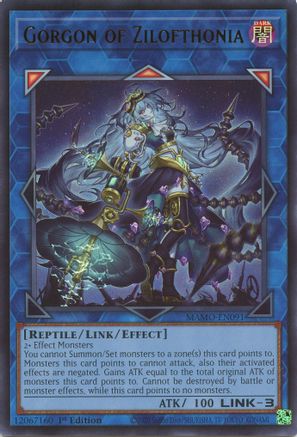 Gorgon of Zilofthonia (MAMO-EN091) - Ultra Rare - Magnificent Monsters