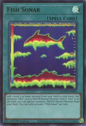 Fish Sonar (MAMO-EN095) - Ultra Rare - Magnificent Monsters
