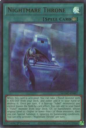 Nightmare Throne (MAMO-EN097) - Ultra Rare - Magnificent Monsters