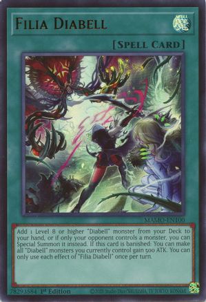 Filia Diabell (MAMO-EN100) - Ultra Rare - Magnificent Monsters
