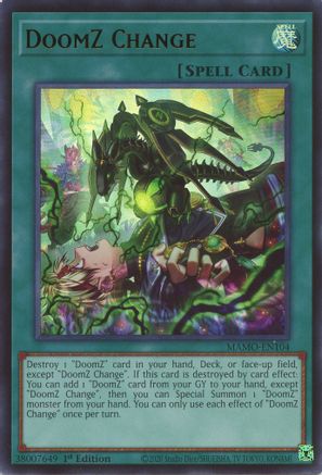 DoomZ Change (MAMO-EN104) - Ultra Rare - Magnificent Monsters