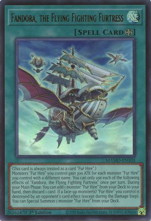 Fandora, the Flying Fighting Furtress (MAMO-EN105) - Ultra Rare - Magnificent Monsters