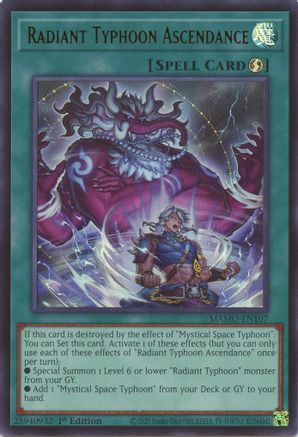 Radiant Typhoon Ascendance (MAMO-EN107) - Ultra Rare - Magnificent Monsters