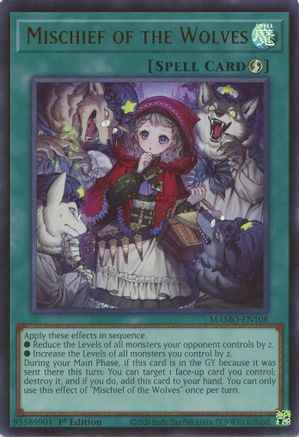 Mischief of the Wolves (MAMO-EN108) - Ultra Rare - Magnificent Monsters