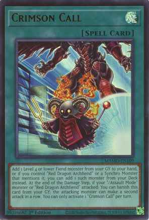 Crimson Call (MAMO-EN109) - Ultra Rare - Magnificent Monsters