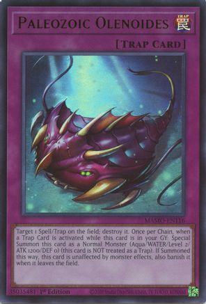 Paleozoic Olenoides (MAMO-EN116) - Ultra Rare - Magnificent Monsters