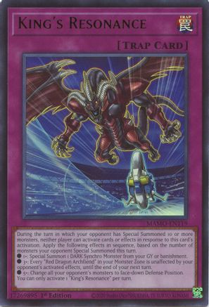 King's Resonance (MAMO-EN119) - Ultra Rare - Magnificent Monsters