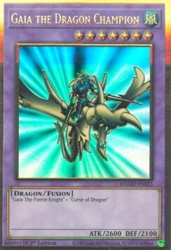 Gaia the Dragon Champion MAGO-EN025 (Maximum Gold)  - 1st Edition