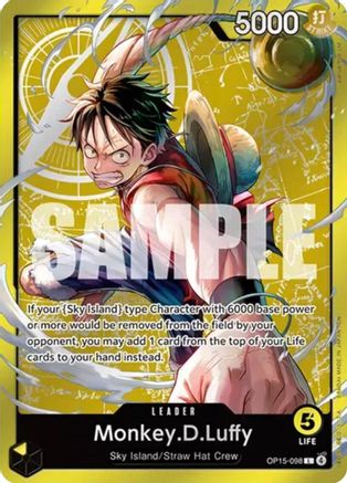 Monkey.D.Luffy (OP15-098) (Luffy Deck) (OP15-098) - Foil Leader - Set Sail Deck Set