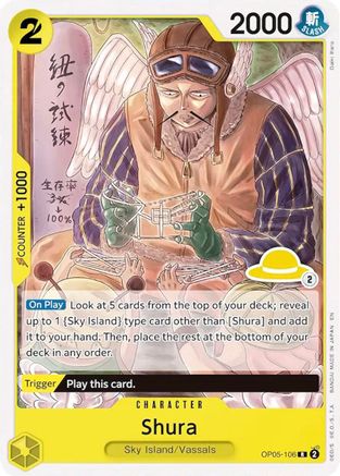 Shura (Luffy Deck) (OP05-106) - Normal Rare - Set Sail Deck Set