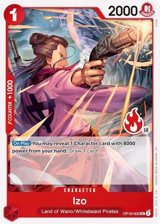 Izo (Ace Deck) (OP16-002) - Normal Uncommon - Set Sail Deck Set