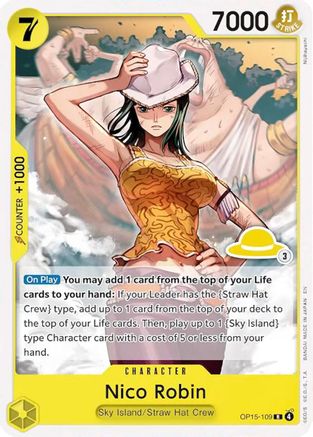 Nico Robin (Luffy Deck) (OP15-109) - Normal Rare - Set Sail Deck Set