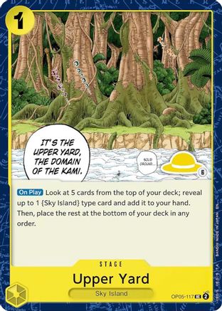 Upper Yard (Luffy Deck) (OP05-117) - Normal Uncommon - Set Sail Deck Set
