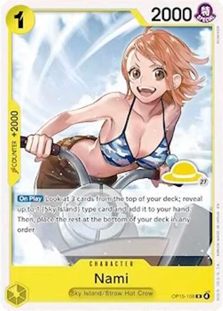 Nami (Luffy Deck) (OP15-108) - Normal Rare - Set Sail Deck Set