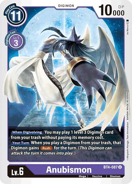Anubismon BT4-087 U (Great Legend) 