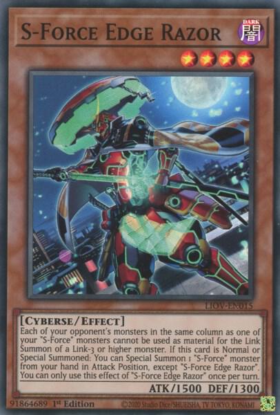 S-Force Edge Razor LIOV-EN015 (Lightning Overdrive)  - 1st Edition