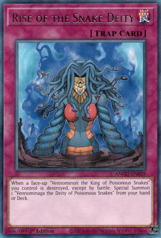 Rise of the Snake Deity ANGU-EN059 (Ancient Guardians)  - 1st Edition