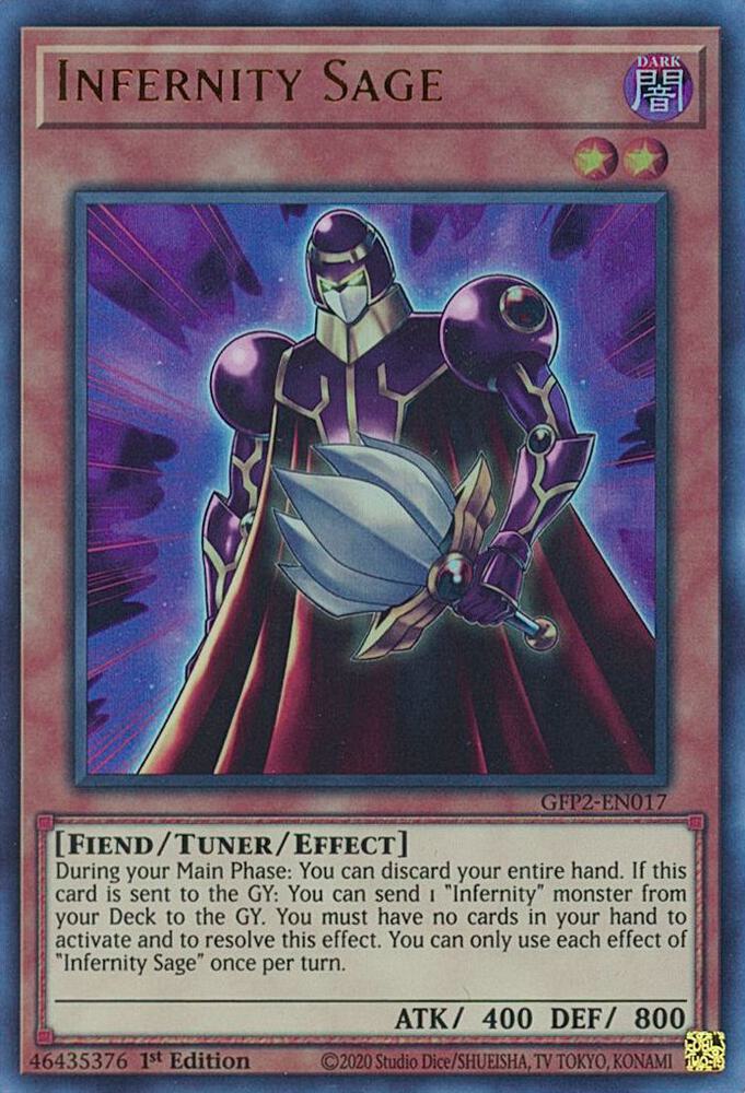Infernity Sage GFP2-EN017 (Ghosts From the Past: The 2nd Haunting)  - 1st Edition