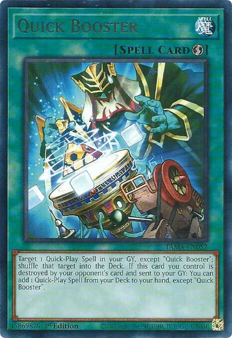 Quick Booster TAMA-EN052 (Tactical Masters)  - 1st Edition