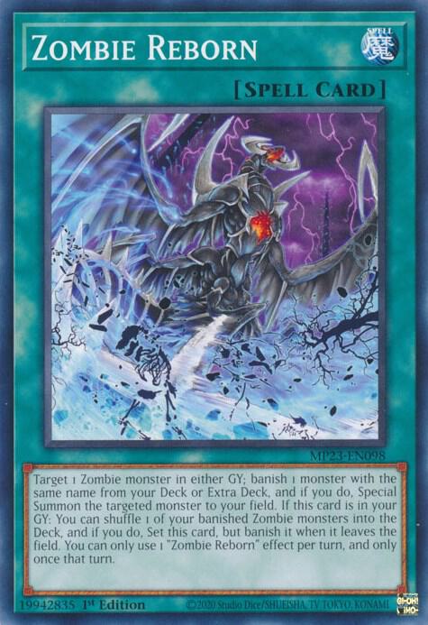 Zombie Reborn MP23-EN098 (25th Anniversary Tin: Dueling Heroes Mega Pack)  - 1st Edition