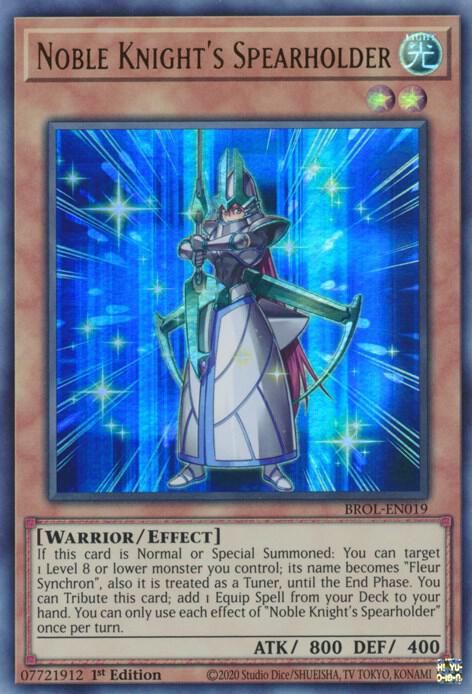 Noble Knight's Spearholder BROL-EN019 (Brothers of Legend)  - 1st Edition