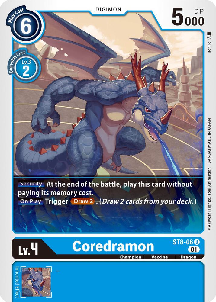 Coredramon ST8-06 U (Starter Deck 08: Ulforce Veedramon) 