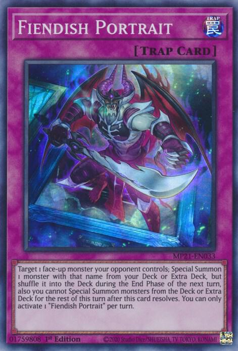 Fiendish Portrait MP21-EN033 (2021 Tin of Ancient Battles)  - 1st Edition