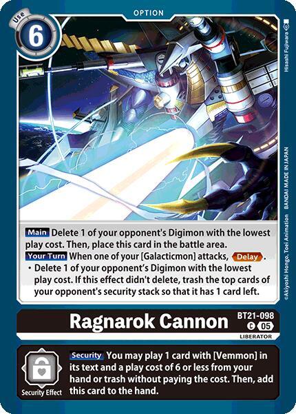 Ragnarok Cannon BT21-098 C (World Convergence) 