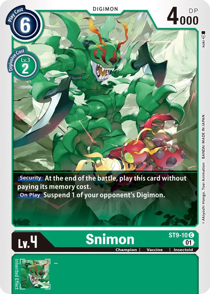 Snimon ST9-10 C (Starter Deck 09: Ultimate Ancient Dragon) 