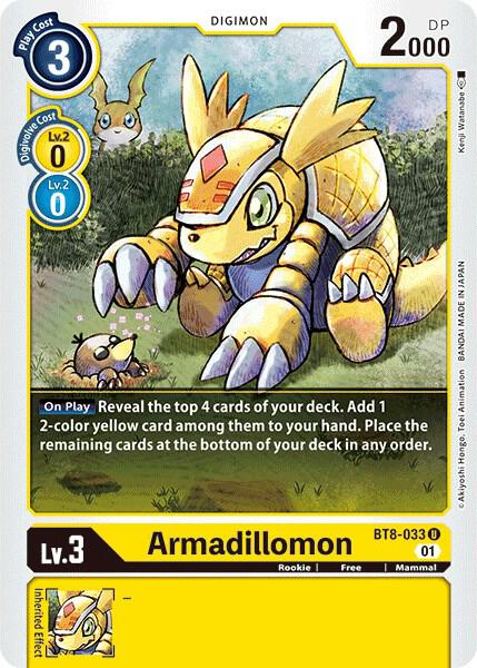 Armadillomon BT8-033 U (New Awakening) 
