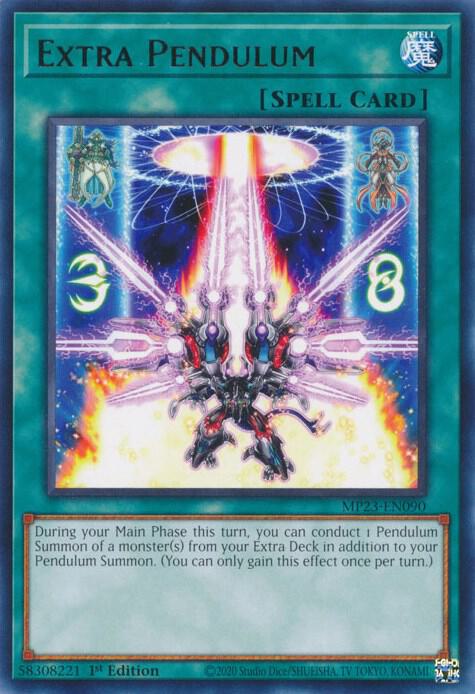 Extra Pendulum MP23-EN090 (25th Anniversary Tin: Dueling Heroes Mega Pack)  - 1st Edition