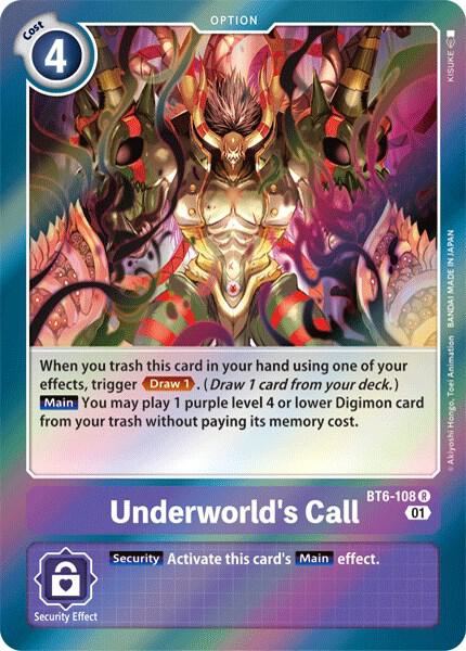 Underworlds Call BT6-108 R (Double Diamond)  - Foil