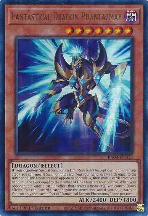 Fantastical Dragon Phantazmay Alternate Art UR RA02-EN013 (25th Anniversary Rarity Collection II)  - 1st Edition