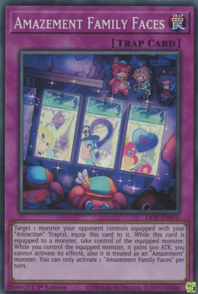 Amazement Family Faces LIOV-EN070 (Lightning Overdrive)  - 1st Edition
