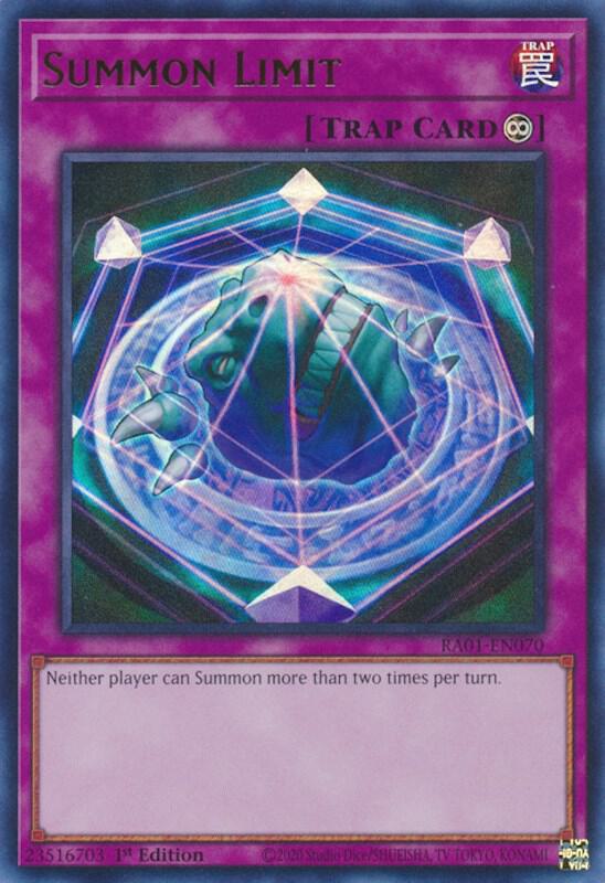 Summon Limit UR RA01-EN070 (25th Anniversary Rarity Collection)  - 1st Edition