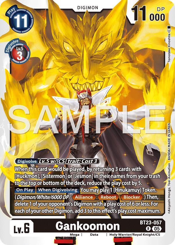 Gankoomon BT23-057 R (Hackers' Slumber)  - Foil