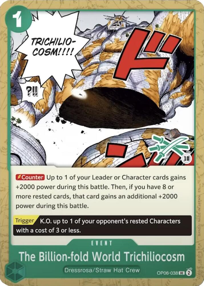 The Billion-fold World Trichiliocosm OP06-038 (Learn Together Deck Set) 