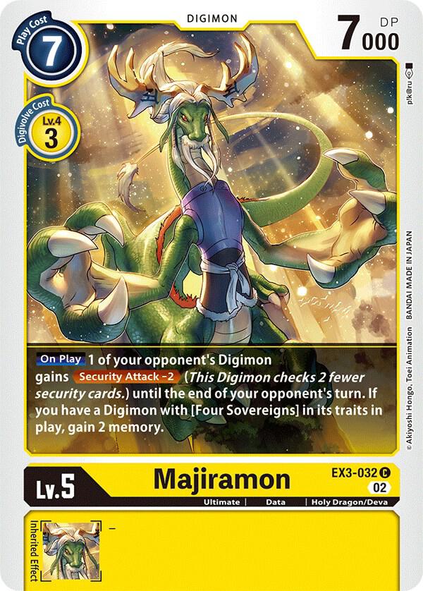Majiramon EX3-032 C (Draconic Roar) 