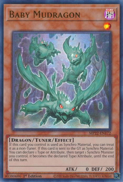 Baby Mudragon MP22-EN172 (2022 Tin of the Pharaoh's Gods)  - 1st Edition