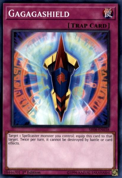 Gagagashield SR08-EN038 (Structure Deck: Order of the Spellcasters)  - 1st Edition
