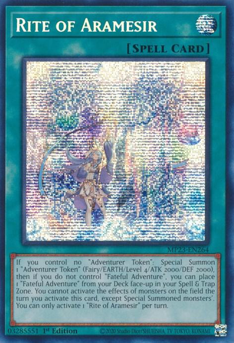 Rite of Aramesir MP23-EN264 (25th Anniversary Tin: Dueling Heroes Mega Pack)  - 1st Edition