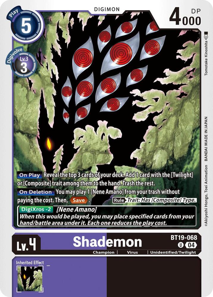 Shademon BT19-068 U (Release Special Booster 2.5) 