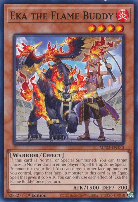 Eka the Flame Buddy MP23-EN130 (25th Anniversary Tin: Dueling Heroes Mega Pack)  - 1st Edition