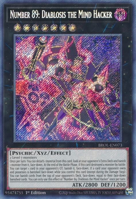 Number 89: Diablosis the Mind Hacker BROL-EN073 (Brothers of Legend)  - 1st Edition