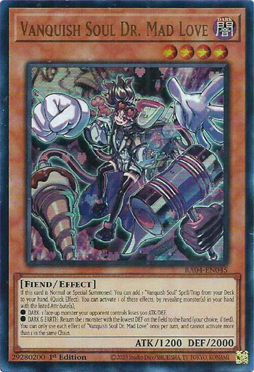 Vanquish Soul Dr Mad Love UR RA04-EN045 (Quarter Century Stampede)  - 1st Edition