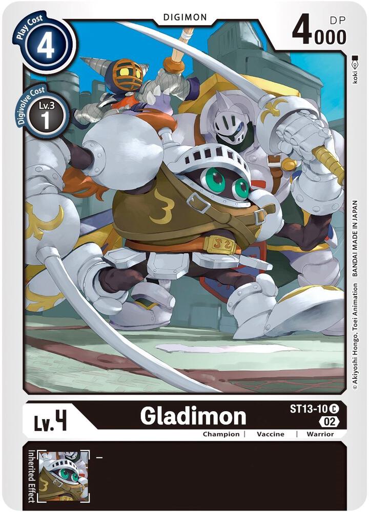 Gladimon ST13-10 C (Starter Deck 13: Ragnaloardmon) 