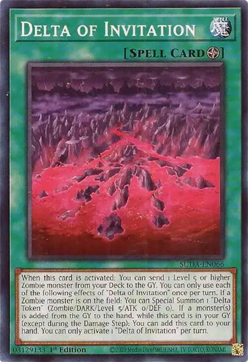 Delta of Invitation SUDA-EN066 (Supreme Darkness)  - 1st Edition