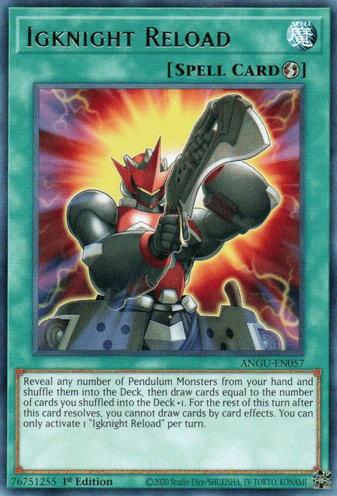 Igknight Reload ANGU-EN057 (Ancient Guardians)  - 1st Edition
